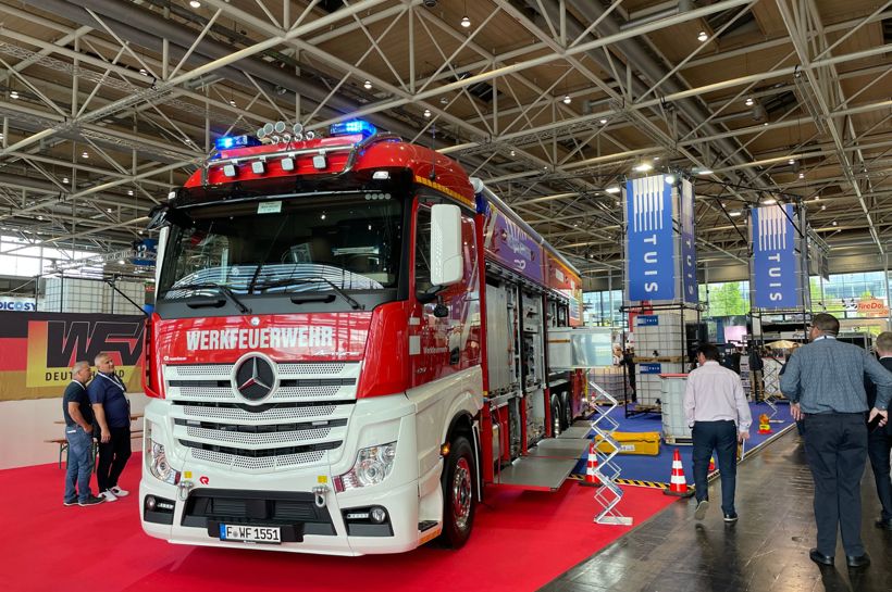 Reise til Interschutz messen med Messereiser